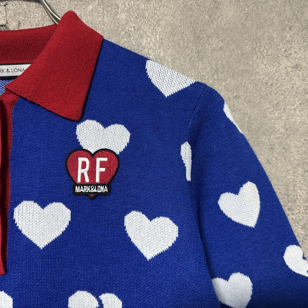 MARK ＆ LONA マークアンドロナ ウール混 ニット ポロシャツ 長袖