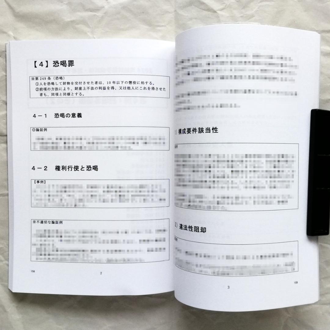 【専用】「刑法重要論点の論証例スピードチェック講座」／司法試験＆予備試験／新品