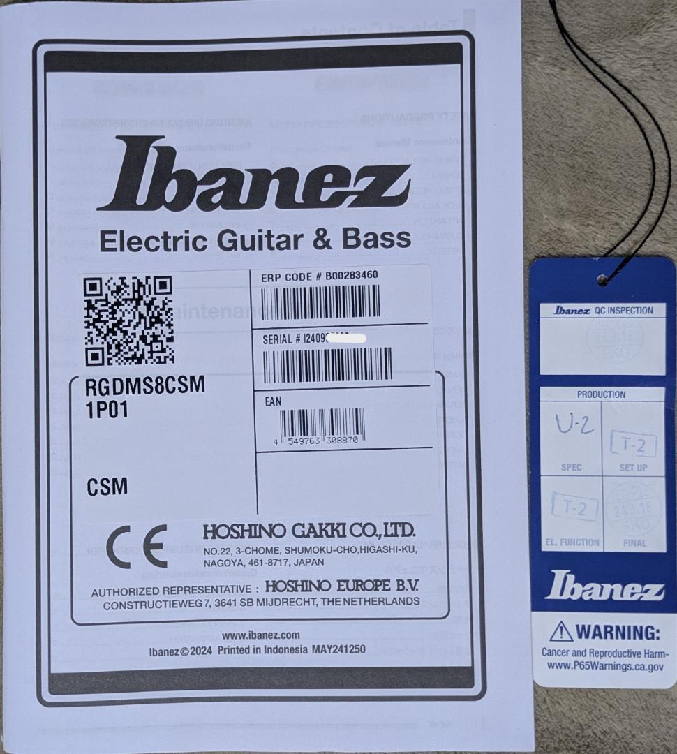 ギター Ibanez / RGDMS8 CSM