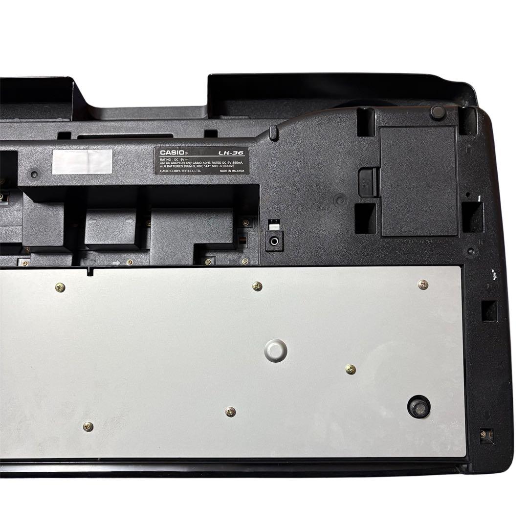 美品 CASIO カシオLK-36 光ナビゲーション キーボード アダプター付き
