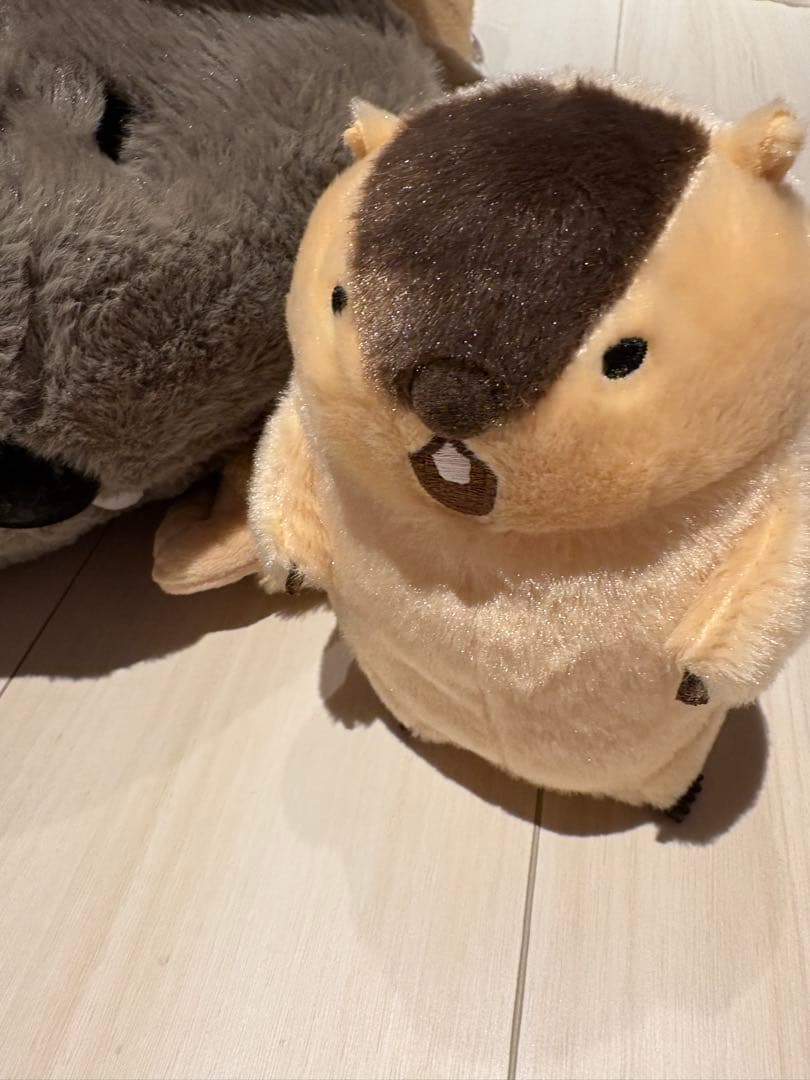 Dｒ.マーモットまもちおもプクのぺたーん＆マモ相撲ぬいぐるみ&絶叫ギミックセット