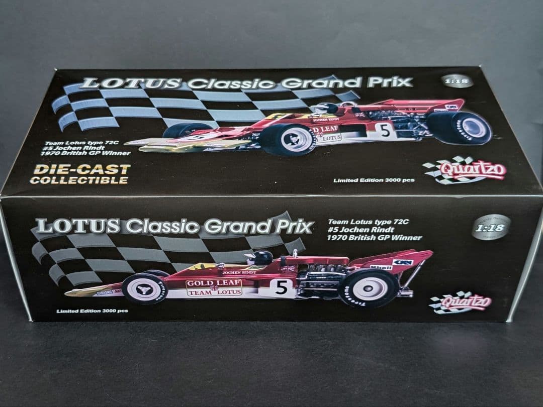 1/18 ロータス 72C 1970 イギリスGP優勝 #5 J.リント