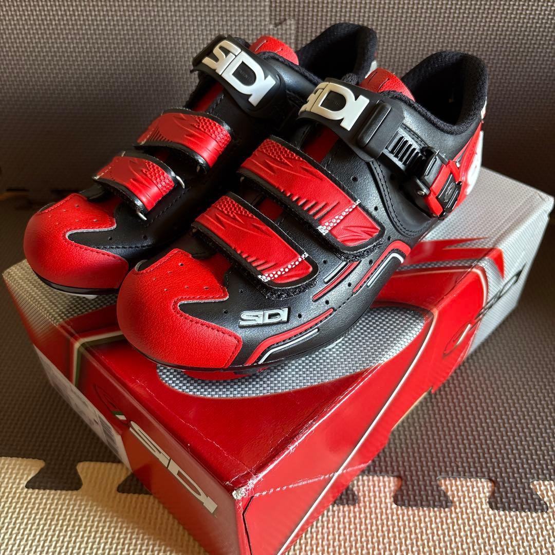 【値下げ】SIDI BUVEL EUR 39(24.5cm) ブラック/レッド