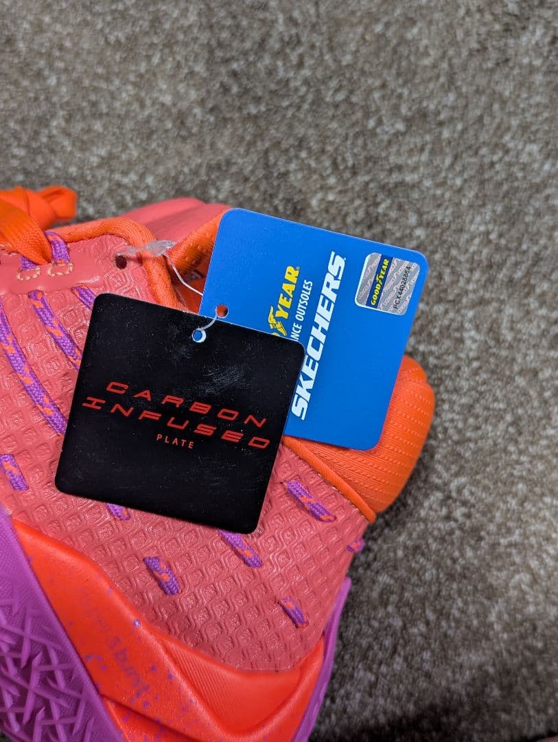 新品　スケッチャーズバスケットシューズ SKX レイン 253020-CRHP