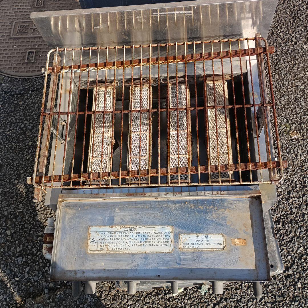 5046）リンナイ　荒磯　ガス赤外線グリラー　RGA-404A　都市ガス用　難有