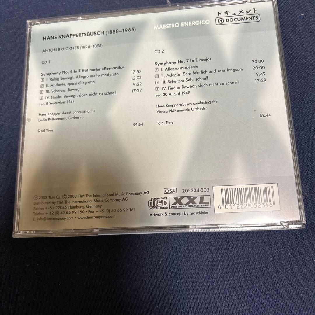 ハンス・クナッパーツブッシュ Maestro Energico 10CD BOX