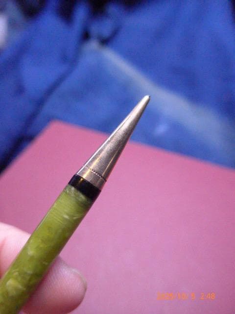 貴重！ヴィンテージ　パーカーのDUOFOLD　マーブル＋金張のシャープペンシル