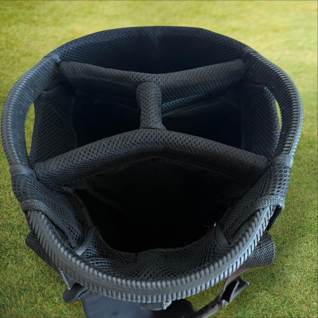 美品　ブリーフィングゴルフ　コラボ　サンマウンテン　キャディバッグ　スタンド　黒