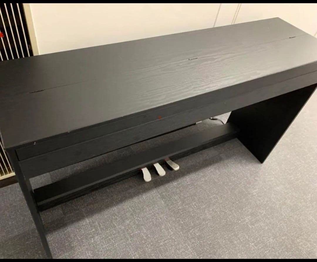 電子ピアノ88鍵盤　ハンマーアクション鍵盤　3本ペダル　ブラック