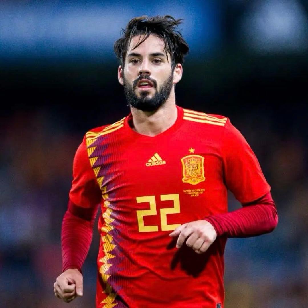 正規品 adidas スペイン代表 ISCO 18/19 ホーム ユニフォーム