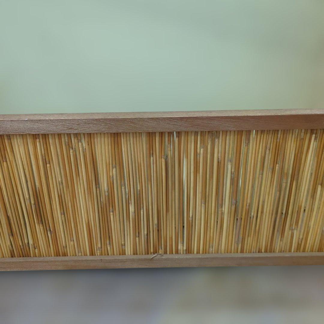 風炉先屏風　簾　透かし　すだれ　衝立　間仕切り　茶道具　紙箱