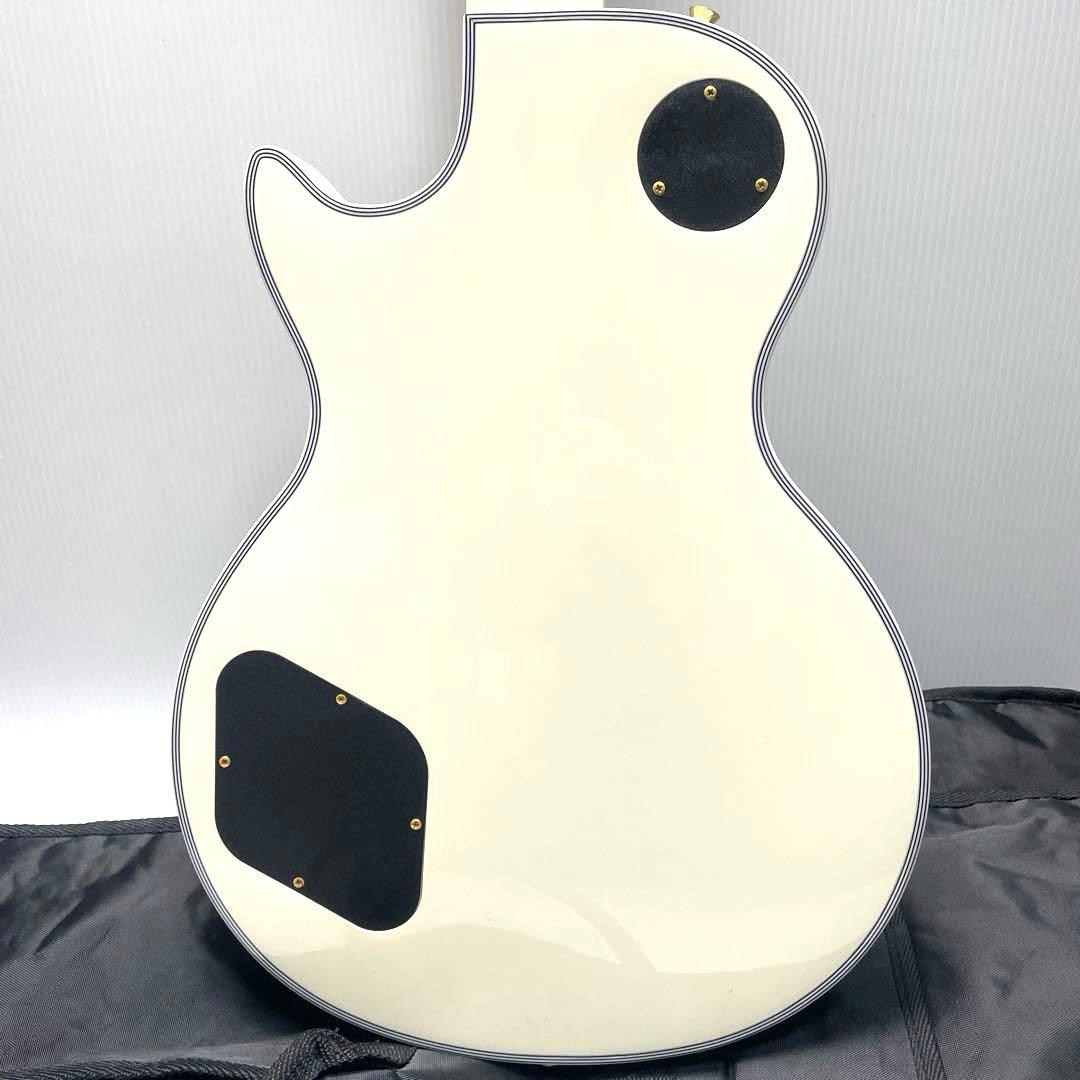 MaisonメイソンレスポールタイプエレキギターWhiteホワイトソフトケース付