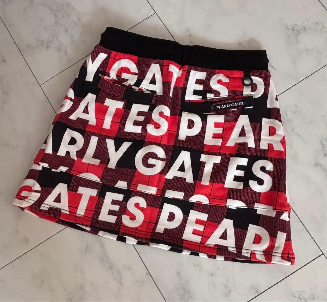 パーリーゲイツ　パーカー・裏起毛スカート・バイザー付き　セットアップ