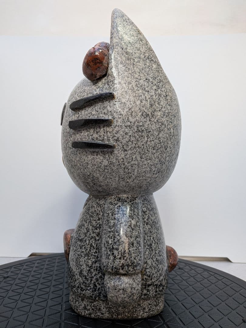 b788、ハローキティ キティーちゃん 石像 御影石 置物 猫 希少 レア