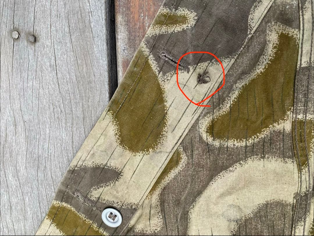 60sビンテージ　オーストリア軍　スワンプカモ　ツェルトバーン　軍幕　ポンチョ④