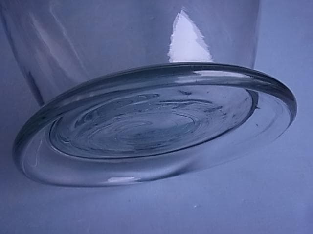 和ガラス　ナツメ型　地球瓶　ガラス瓶　駄菓子屋　菓子瓶　戦前　大正　昭和レトロ