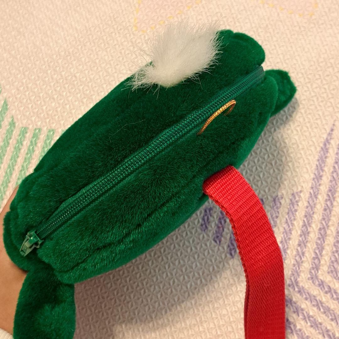 SKB Sapporo マリモ　緑色　笑顔　ぬいぐるみ　バッグ　ポーチ　北海道