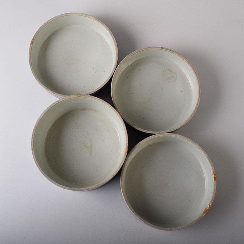 伊万里焼　古伊万里　染付　蛸唐草文　四段重箱　C　R8464H