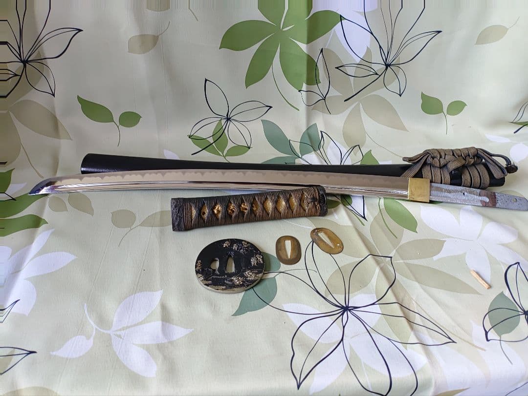 模造刀　模擬刀　居合刀　脇差　鍔がステキ