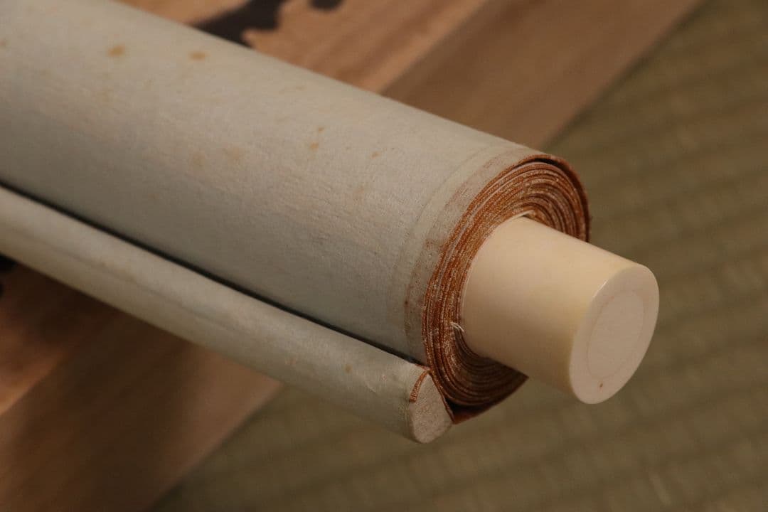 【真作】稲葉心田「達磨円覚大師半身像・廓然無聖・画賛」紙本掛軸 大幅 MA442