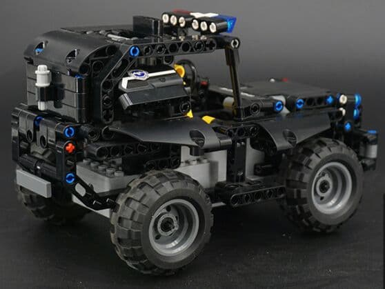 DIY知育組み立て積木 特警戦車 リモコン電動組立