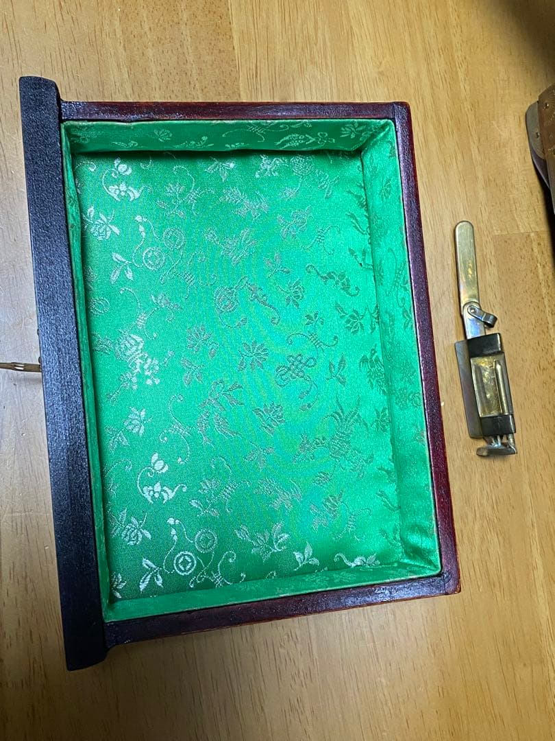 アジアン家具 木製宝石貴金属収納ボックス