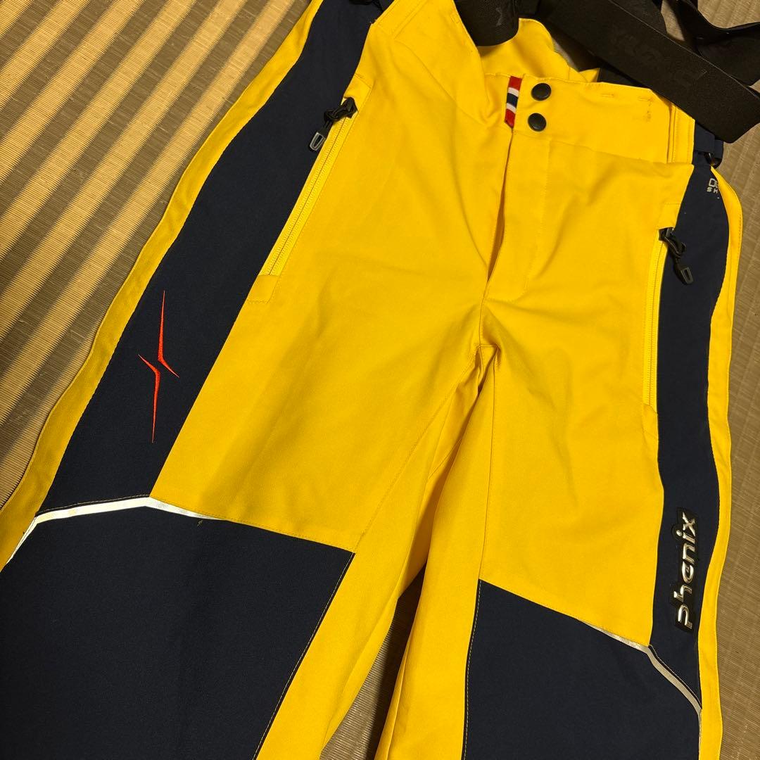 Phenix ジュニア150 スキーウェア イエロー/ネイビーPFAG20T00