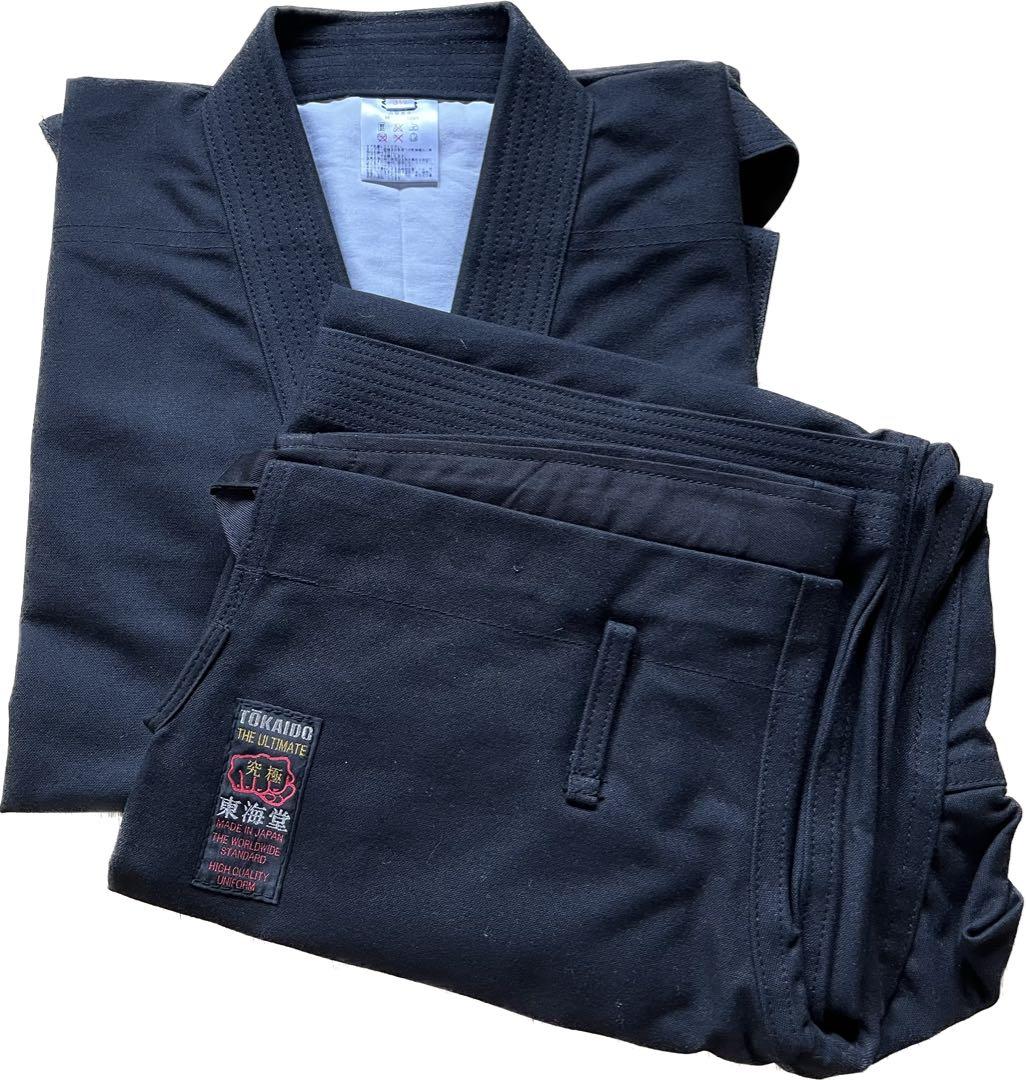 2-東海堂 黒厚織綿 道着 忍術衣 [金剛] SAB KONGO 3.5号 新品