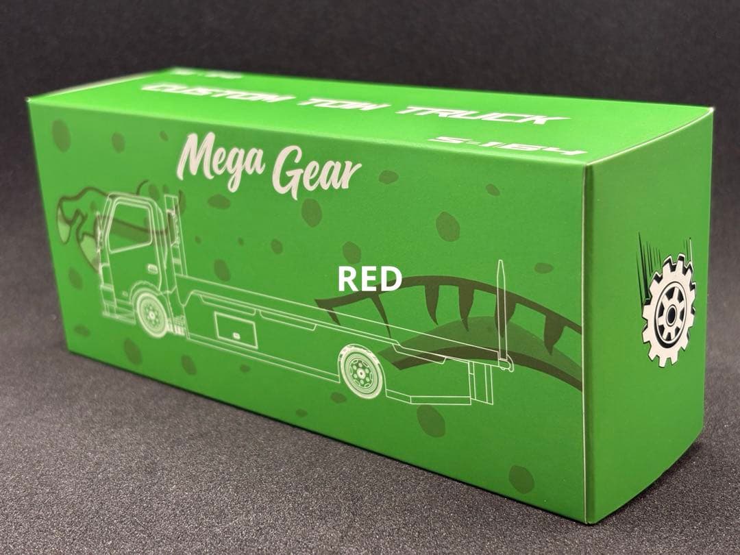 Mega Gear 1/64 積載車 カスタム ROXY グリーン チェイス