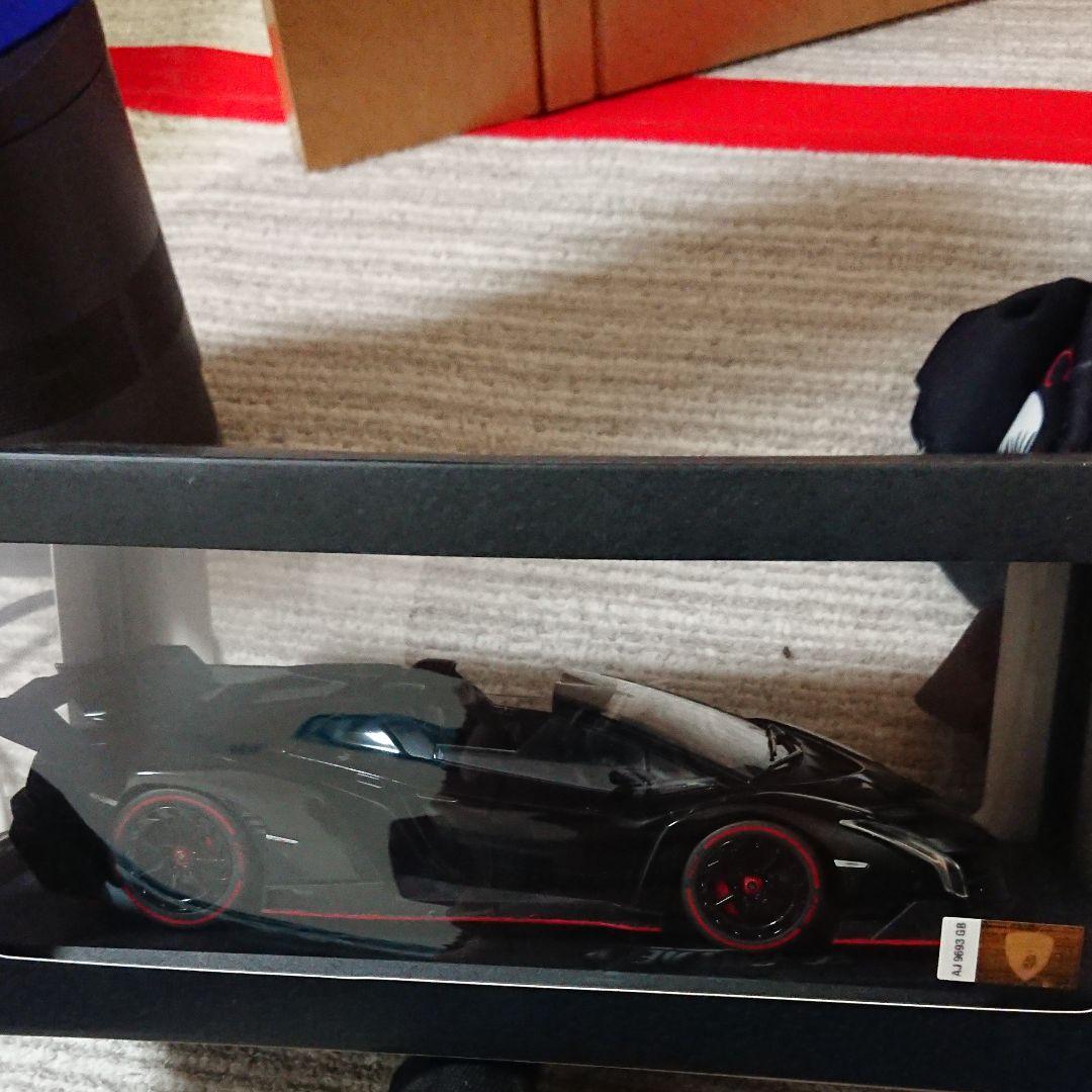 1/43 ミニカー 京商ランボルギーニヴェネーノロードスターブラック