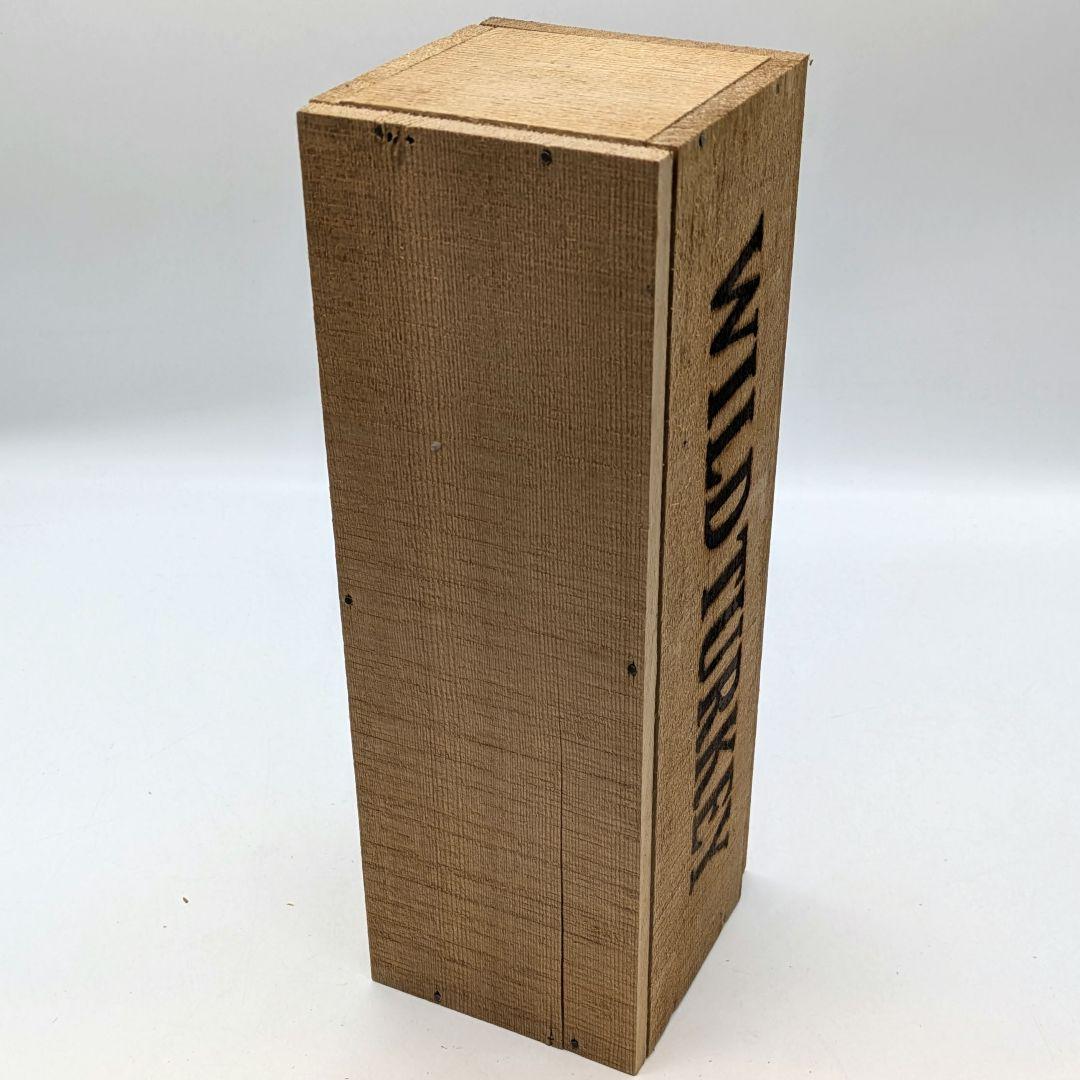 オールドボトル ワイルドターキー 8年 木箱入り 藁 羽 リーフレット カード付