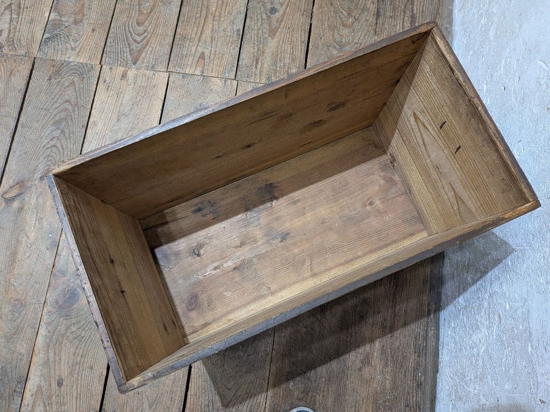 1123 ビンテージ　引き出し付き　収納箱　木箱　ケース　古家具　古道具　レトロ