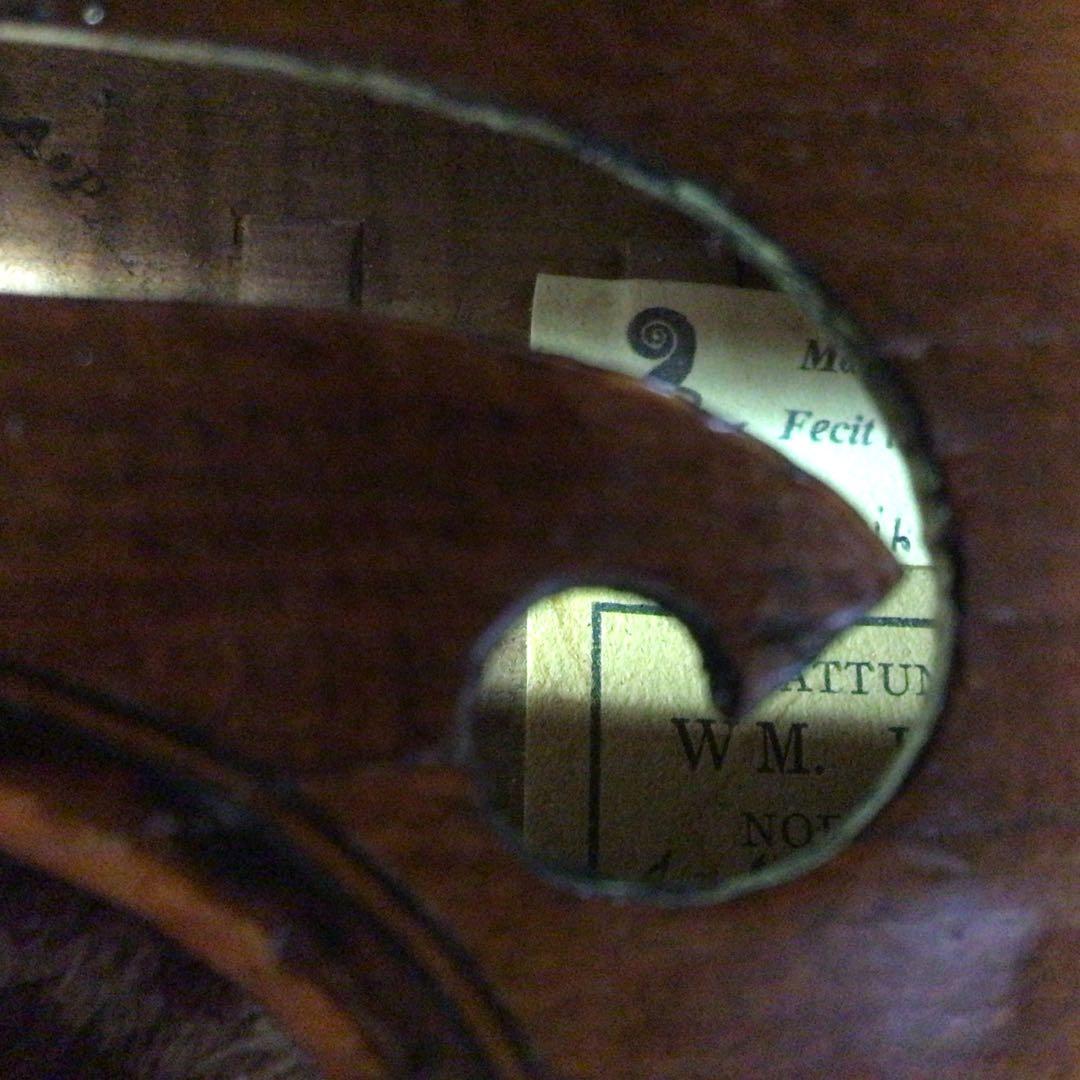 オールドフレンチ　レッドブラウンバイオリン本体