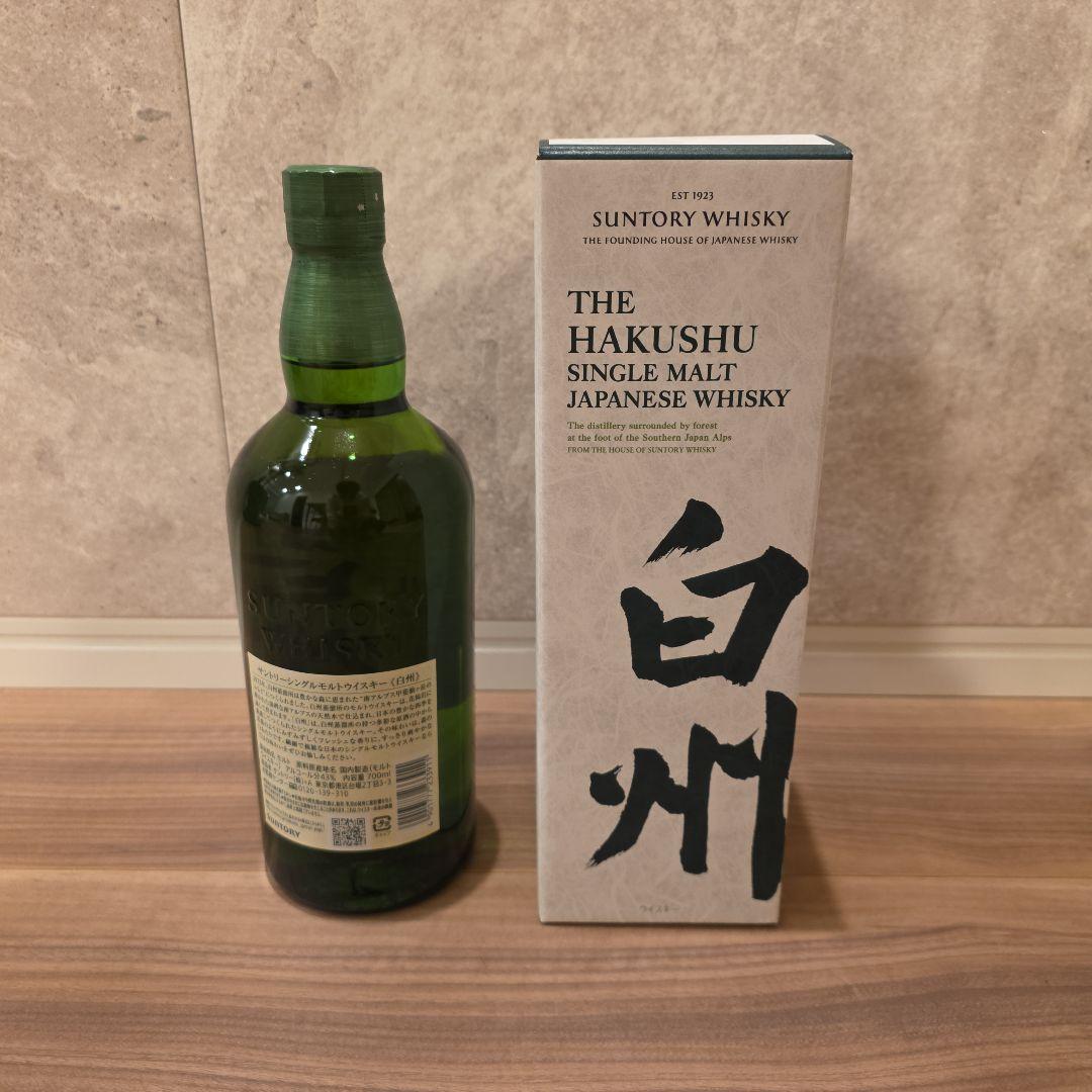 サントリー シングルモルト ウイスキー 白州 700ml 箱あり