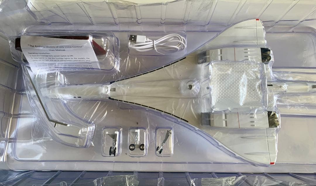 エールフランス　コンコルド ダイキャストレジン モデル　50cm 1/125