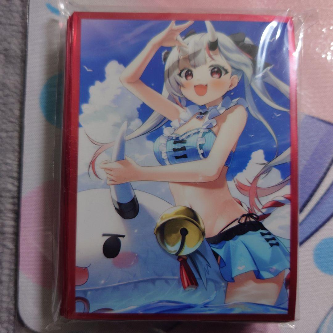 α1 ホロライブ 水着&ぽよ余浮き輪 百鬼あやめ スリーブ&プレイマット