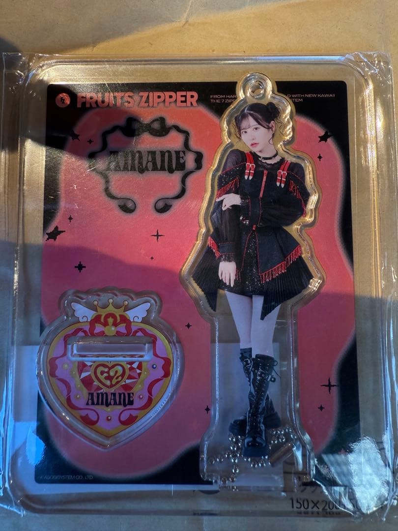 さ*み様 FRUITS ZIPPER 月足天音　黒衣装　アクリルスタンド