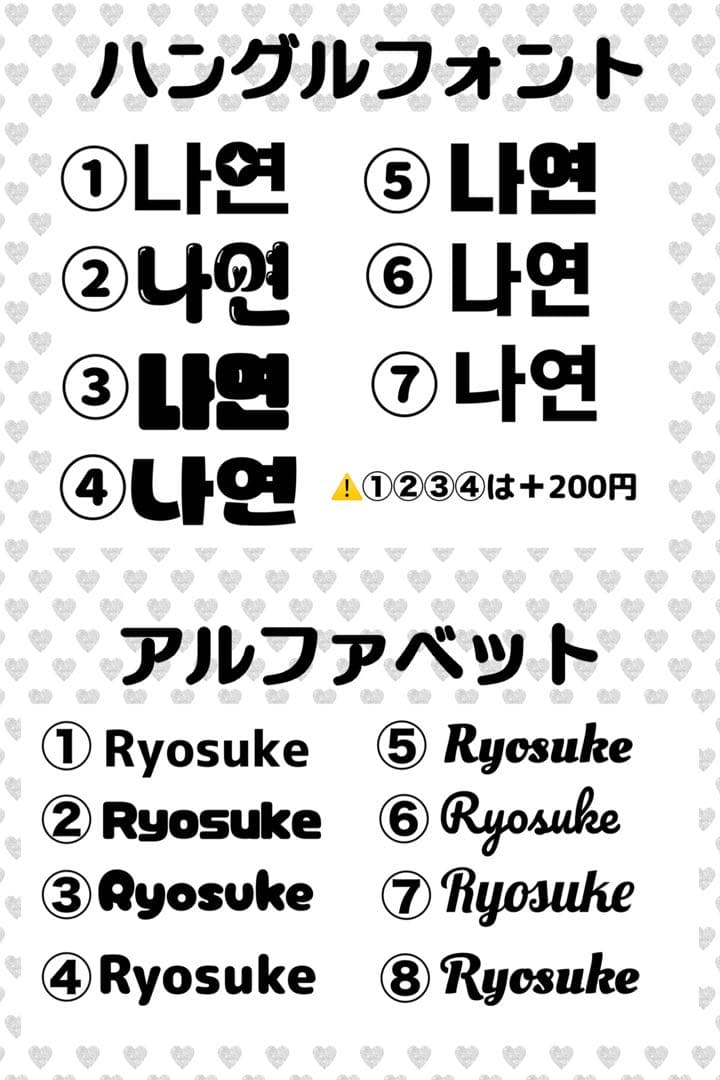 ପ K ଓ様　うちわ　文字　オーダー　パネル　ネームボード　ハングル