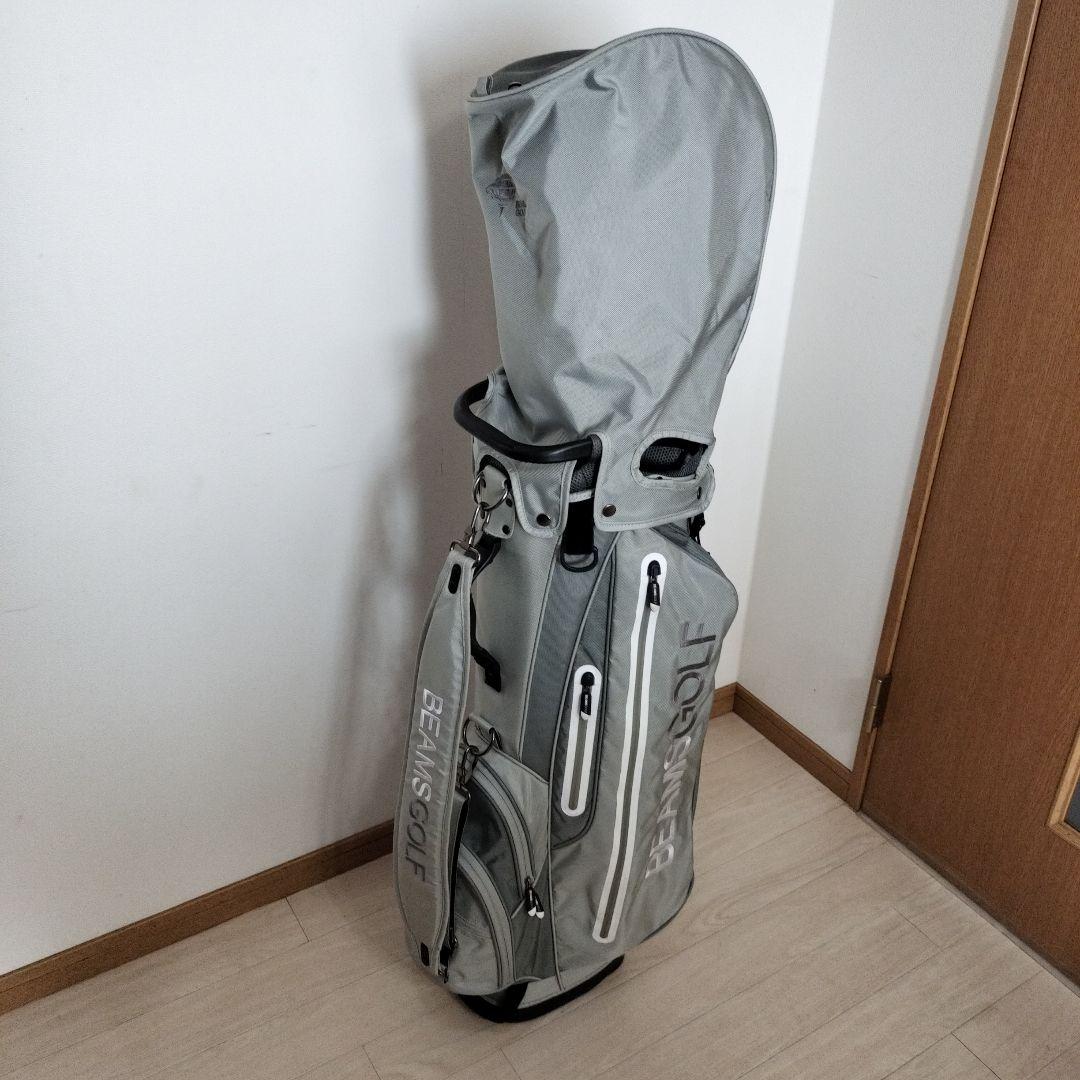 BEAMS GOLF キャディバッグ グレー　ビームス