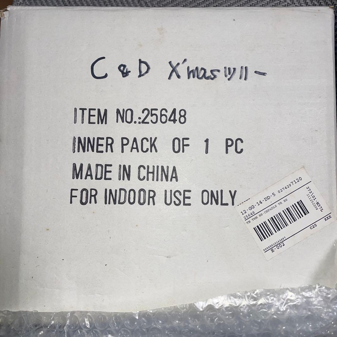 チップ&デール　クリスマスツリー　ディズニー