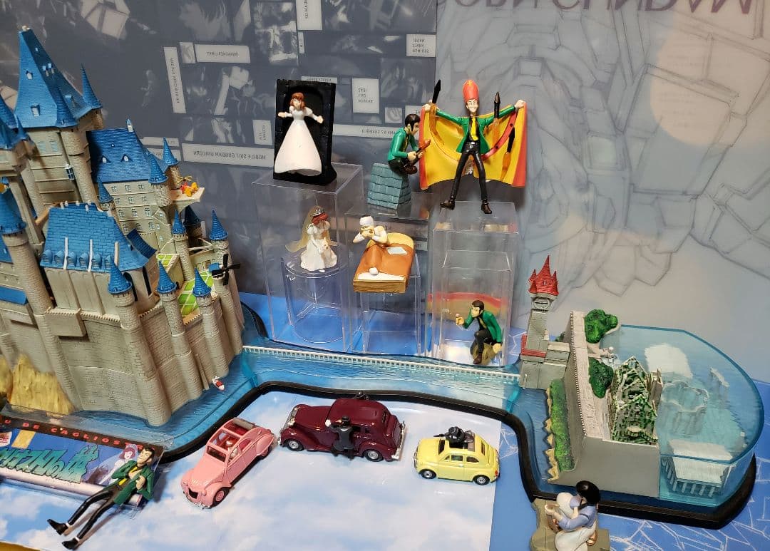 良品 ルパン三世カリオストロの城 フィギュア-ミニカーまとめ