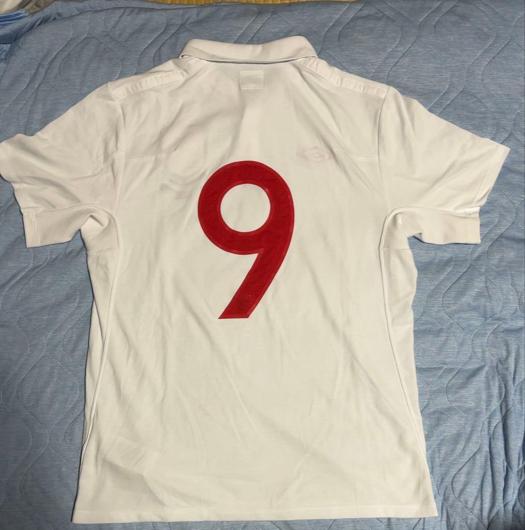 【非売品】イングランド代表09年 スロバキアテストマッチ用 Sz.42 No.9