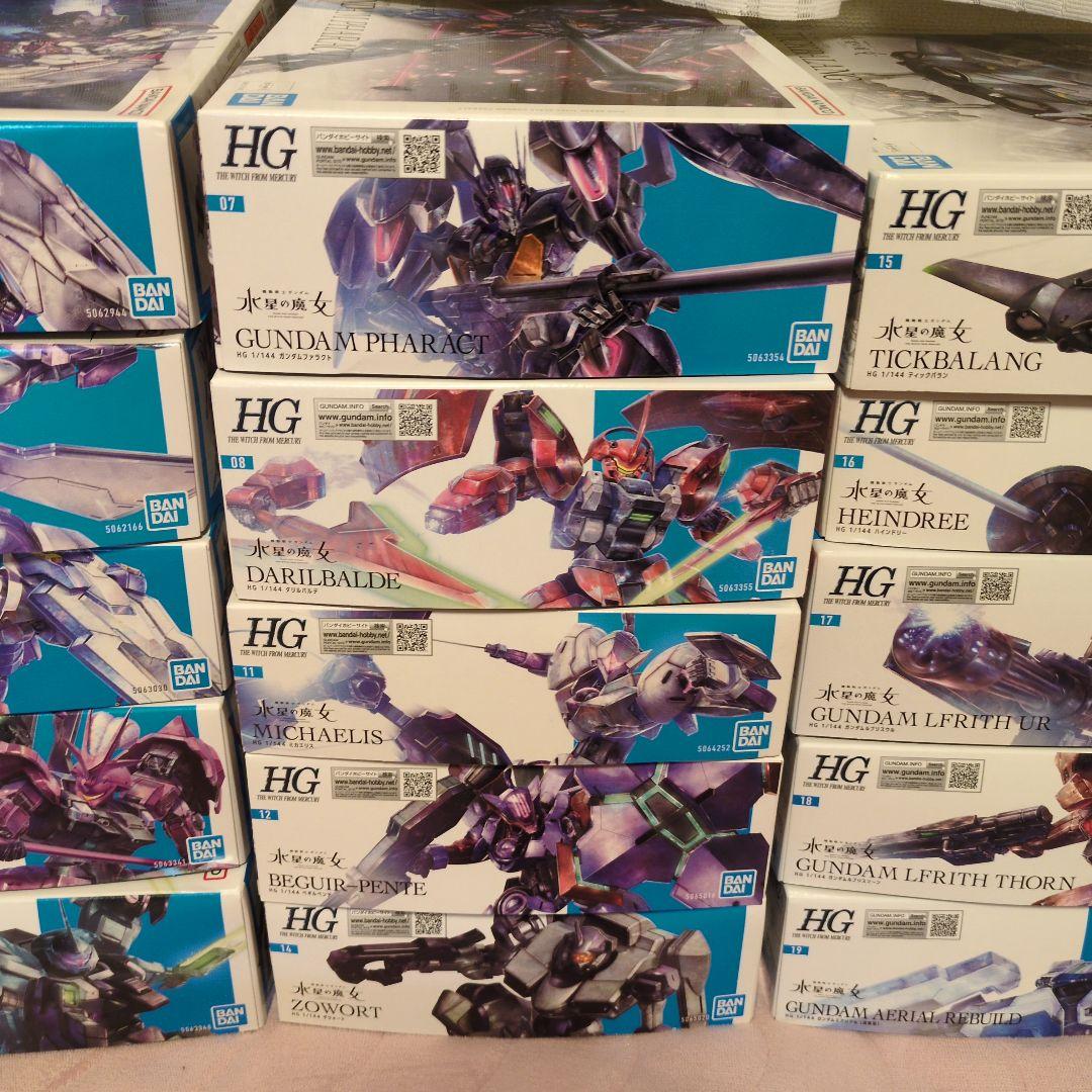 機動戦士ガンダム　水星の魔女　ガンプラ　HG 19点セット