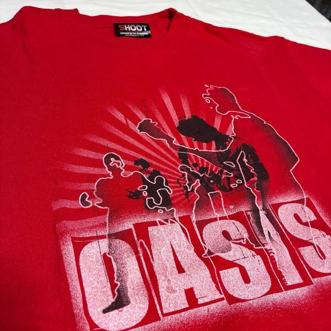 ビンテージ 2005 オアシス oasis Tシャツ 赤