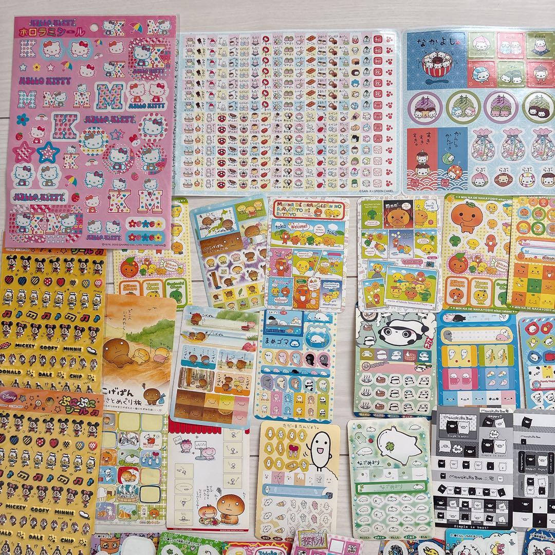 【まとめ売り】キャラクターシール♡平成レトロ　当時物