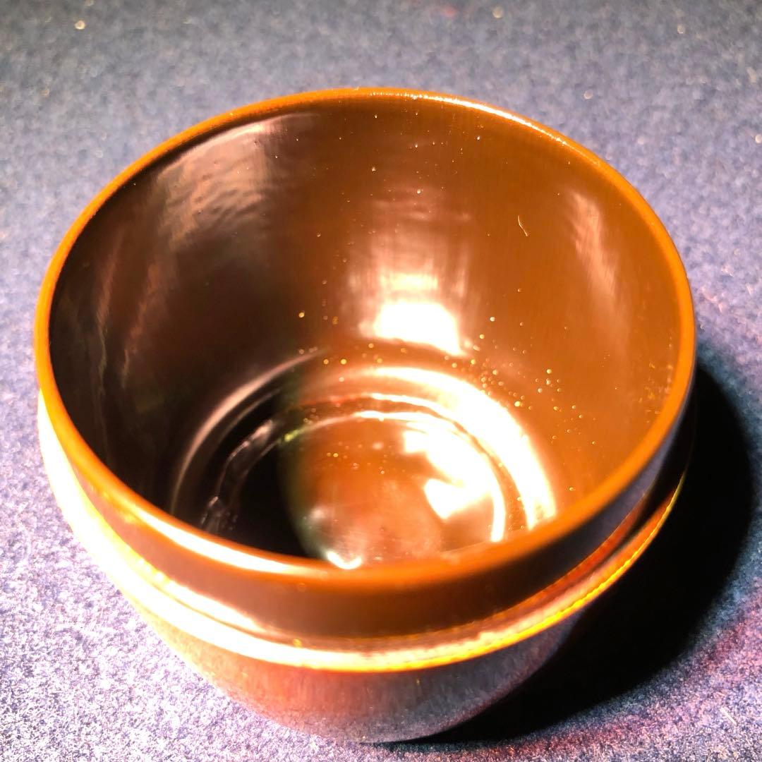 【茶道具】黒田宗傳作　竹溜中棗　尋牛斎宗匠在判