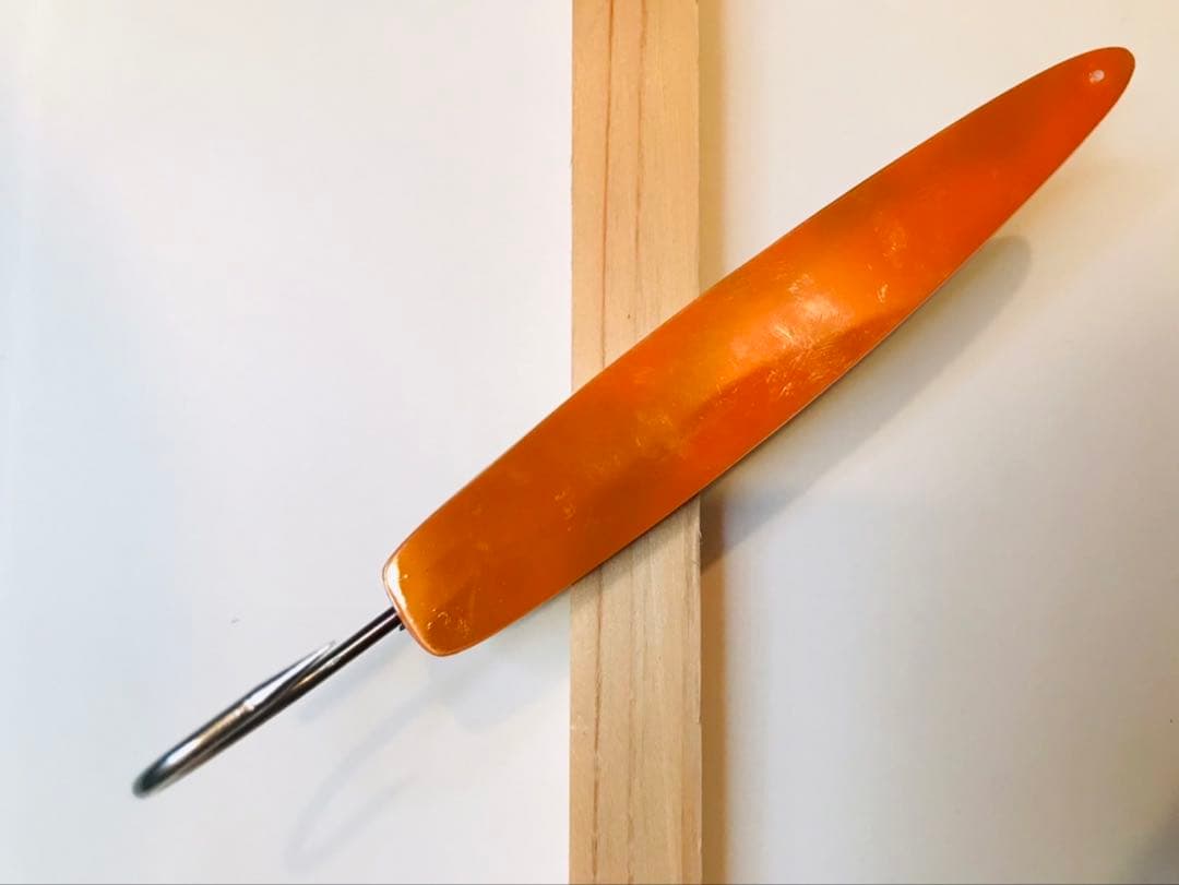 sora1024　天然アバロン弓角ルアー 裏レッド5本　イエロー5本