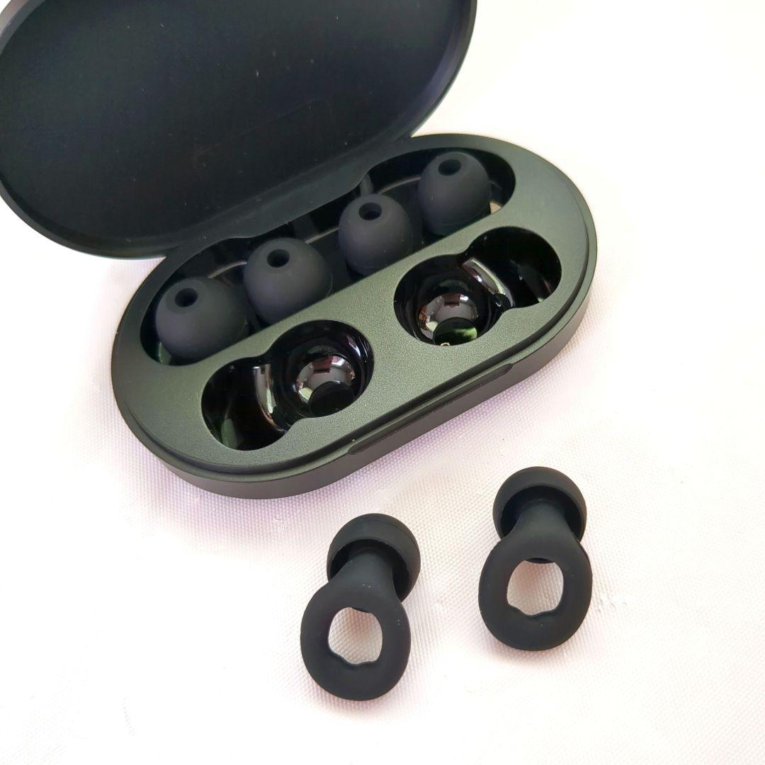 Link Dream 耳栓 睡眠用 完全遮音 遮音値28dB シリコン ブラック