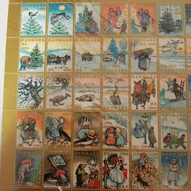 大幅値下げ　レア!!　デンマーク クリスマス シール
