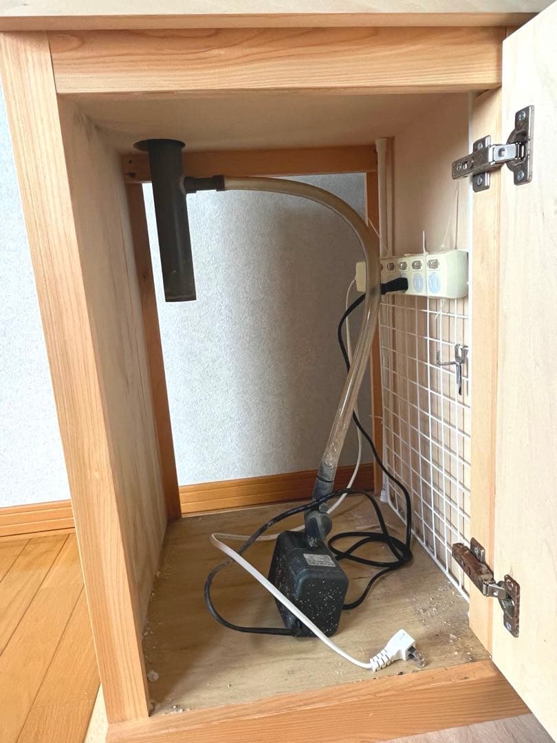 オーバーフロー★オールガラス水槽&水槽台★45cmキューブ